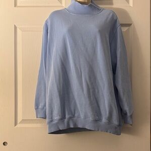 Aerie Soft Blue Turtleneck Sweater